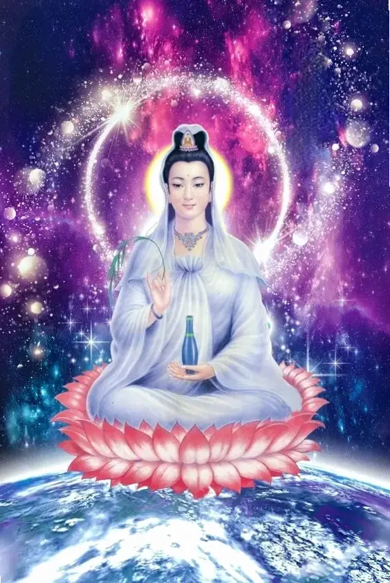 Ảnh Quan Âm ngồi bình an, mang đến sự thư giãn và năng lượng tích cực cho tâm hồn bạn mỗi ngày.