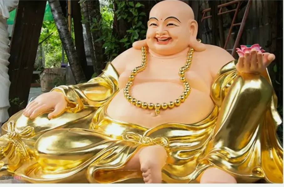 Di Lặc nghệ thuật tinh tế, kết hợp phong thủy để nâng tầm và làm đẹp không gian.