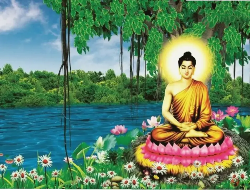 Hình ảnh Phật sơ sinh tối giản, mang lại sự thanh thản và tập trung, giúp cân bằng cuộc sống.