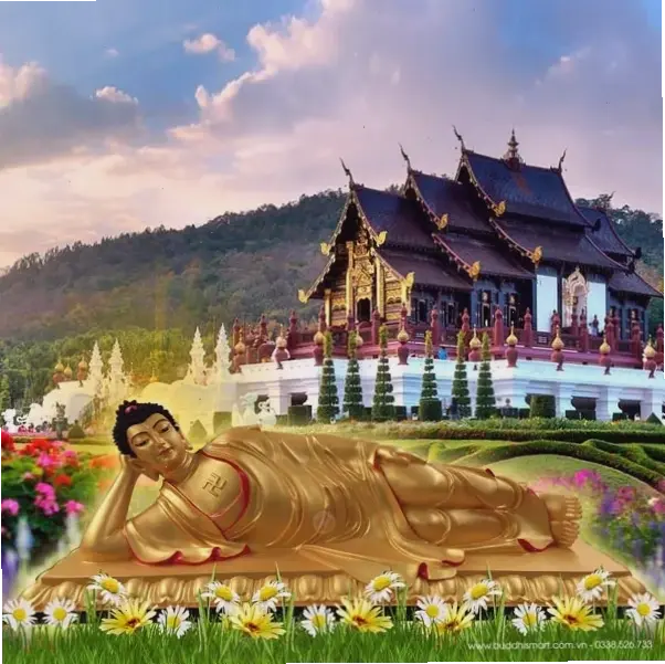 Phật Niết Bàn phong cách tối giản, đơn giản mà sâu sắc, giúp bạn tìm thấy sự thanh thản và cân bằng trong cuộc sống.