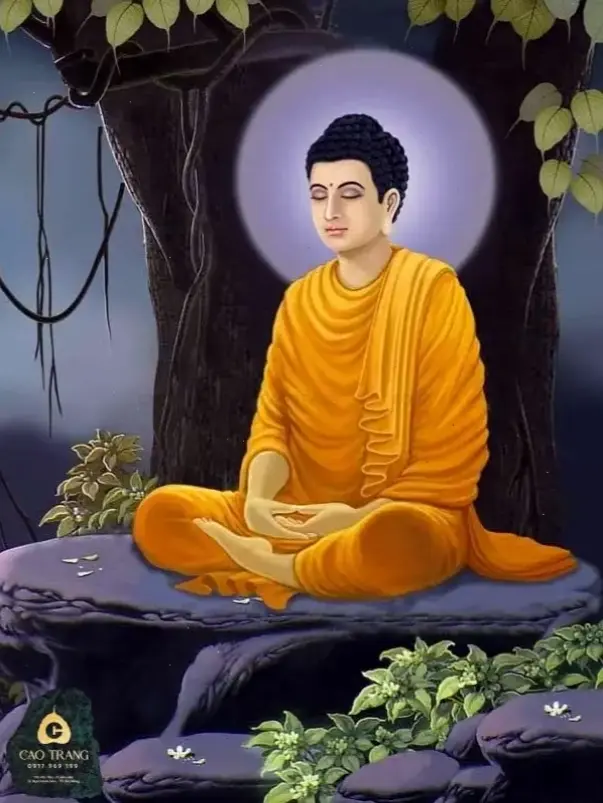 Phật Thích Ca trong tư thế thiền định, giúp bạn tập trung tâm trí và đạt đến trạng thái an nhiên, bình yên tuyệt đối.