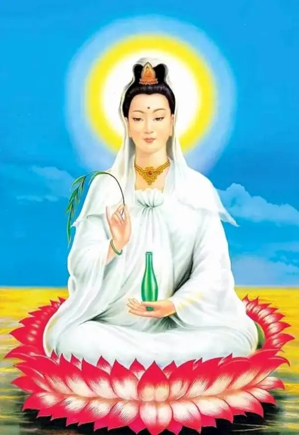Tranh Quan Âm ngồi nghệ thuật, truyền tải năng lượng tích cực và bình an đến không gian sống của bạn.