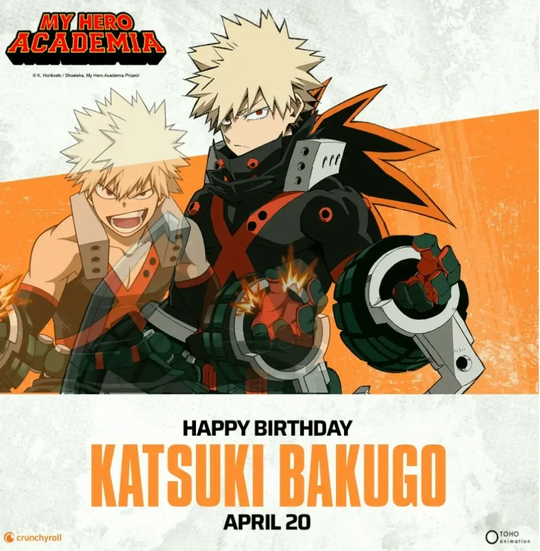 Bakugou sinh ngày mấy? Chính là 20 tháng 4, ngày đặc biệt để fan kỷ niệm và chia sẻ niềm yêu thích!