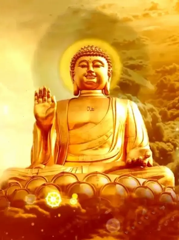 A Di Đà tỏa sáng ánh hào quang, dẫn dắt bạn đến sự thanh tịnh và giác ngộ, khơi dậy năng lượng tích cực trong tâm hồn.