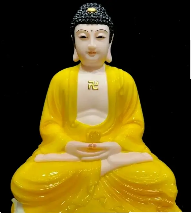 A Di Đà tối giản thanh lịch, mang đến sự bình yên tinh tế và sự tập trung sâu sắc cho tâm trí.