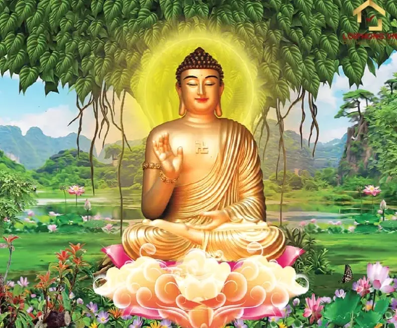A Di Đà tối giản tinh tế, thiết kế đơn sơ nhưng sâu lắng, thể hiện sự giản dị và năng lượng tâm linh.
