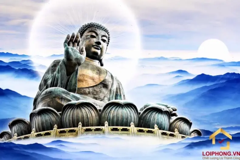 A Di Đà từ bi ấm áp, truyền cảm hứng yêu thương và lòng nhân ái vô bờ trong cuộc sống hàng ngày.