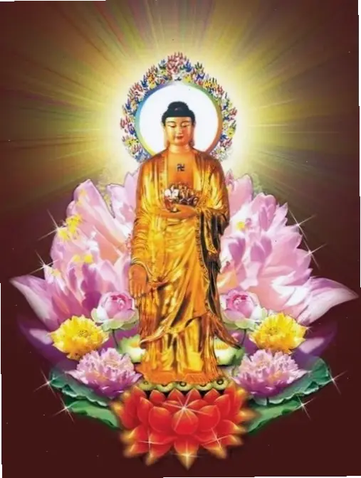 Ảnh A Di Đà tâm linh huyền bí, giúp nuôi dưỡng tinh thần và mang lại sự bình an tuyệt đối.