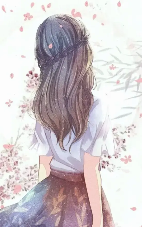 Hình ảnh độc đáo: Cô gái Anime buồn quay lưng, đầy cảm xúc và bí ẩn.