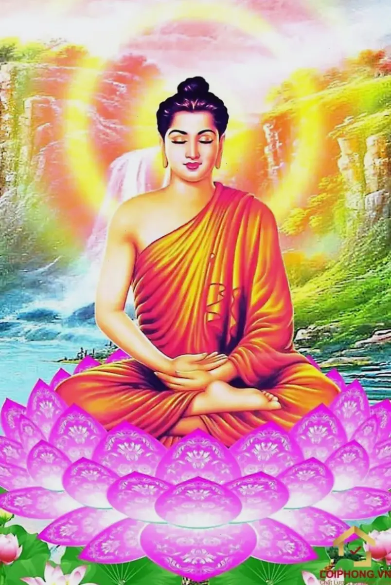 Ảnh Phật Thích Ca chùa ánh sáng: Bức tranh sống động từ chốn thiêng liêng.