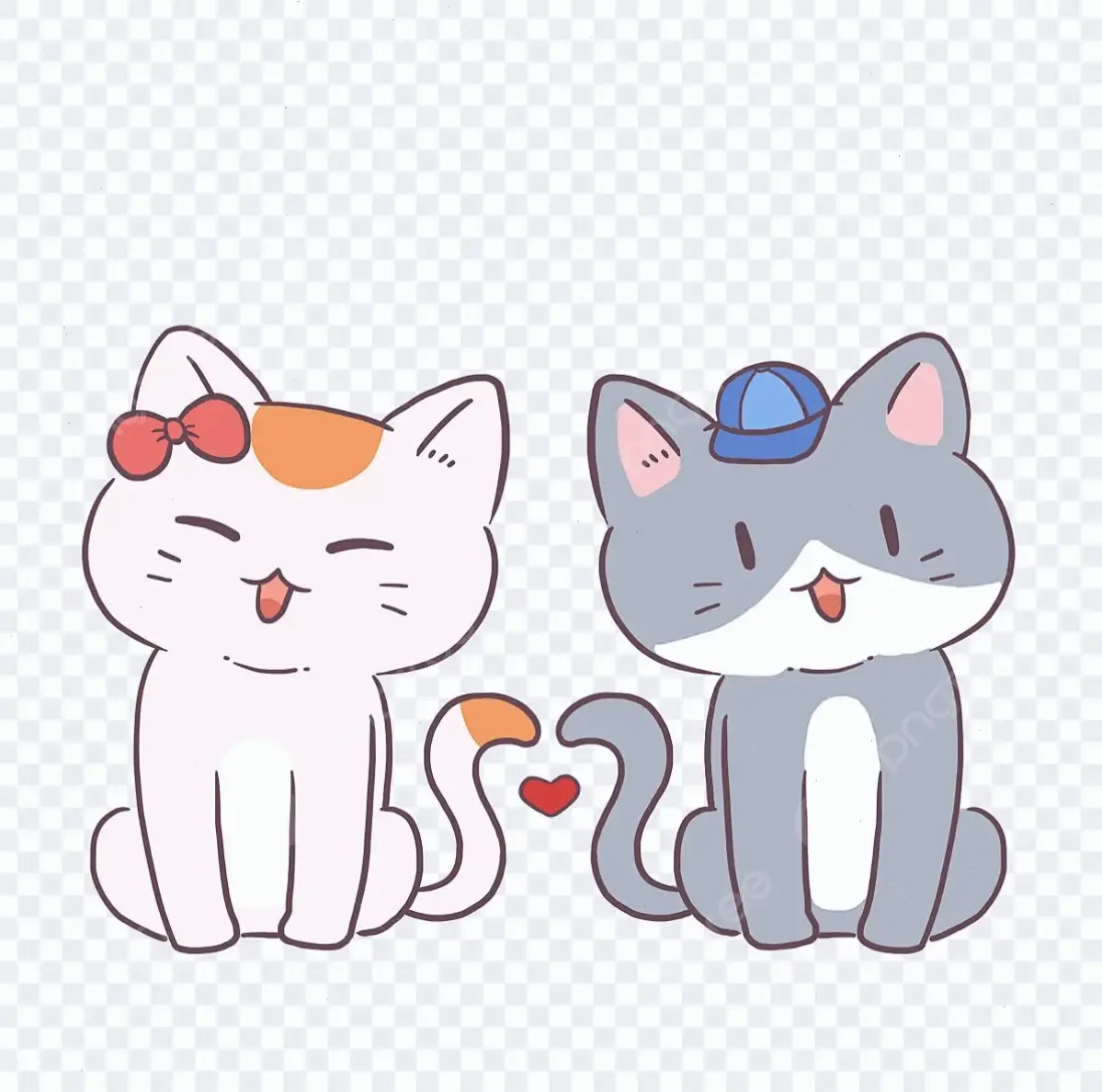 Khám phá Avatar Cặp Con Mèo Hoạt Hình độc đáo và hấp dẫn ngay!