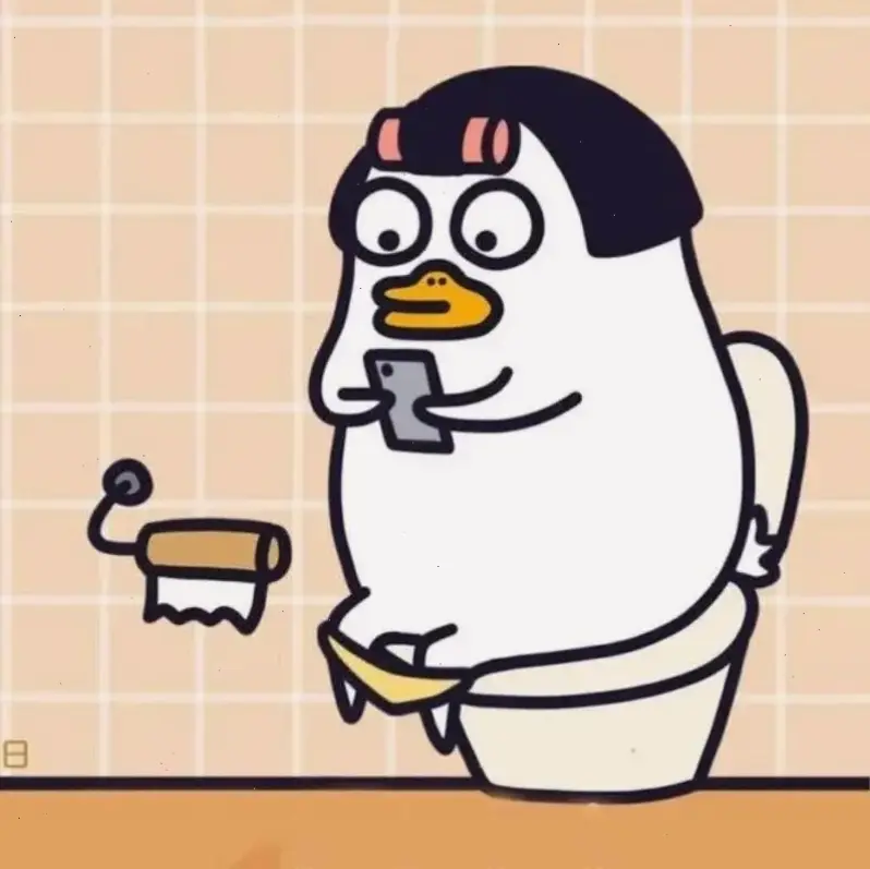 Avatar vô tri vịt ngầu siêu ngầu, mang phong cách hài hước và độc đáo, biến profile bạn thành điểm nhấn vui nhộn!