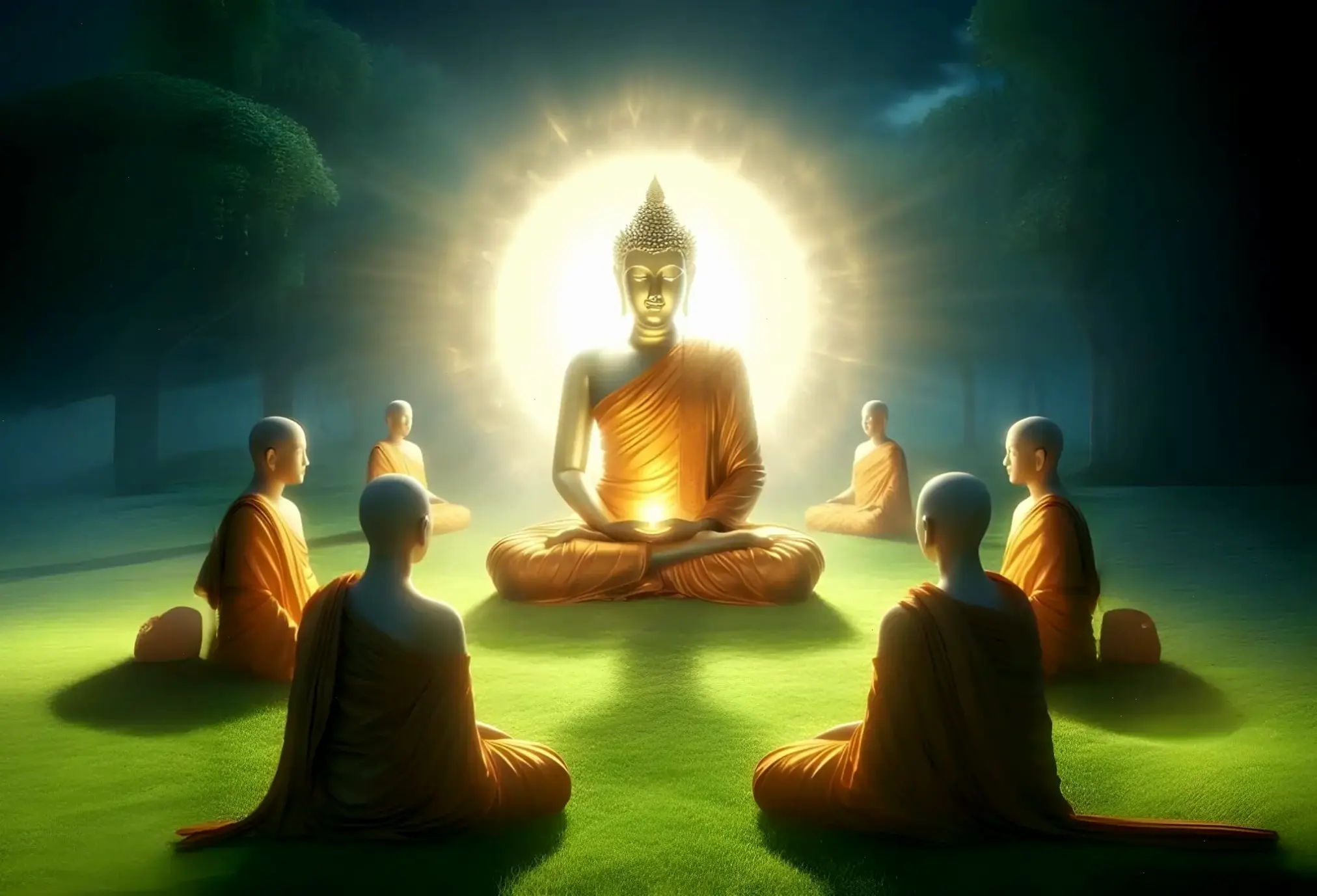 Bức tranh Phật Thích Ca giảng pháp sống động, mang đến sự chiêm nghiệm sâu sắc và bình yên.