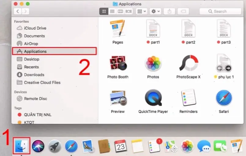 Các bước bật camera trên Mac