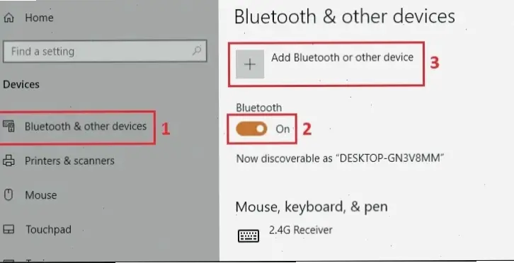 Các bước kết nối cơ bản