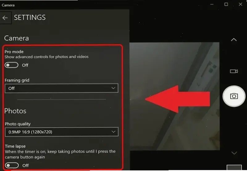 Các bước quay video cơ bản