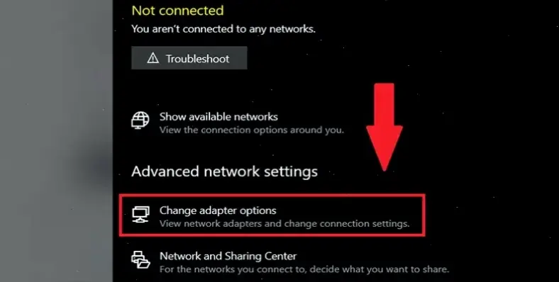 Các Bước Sửa Lỗi Not Connected Cơ Bản Và Tự Nhiên