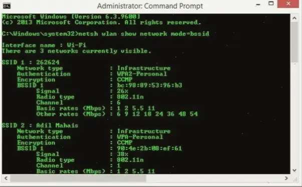 Cách dò pass WiFi trên Windows