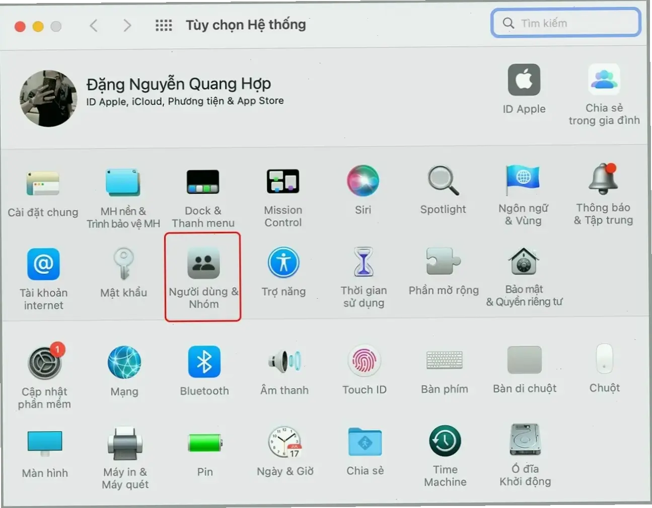Cách đổi mật khẩu trên macOS