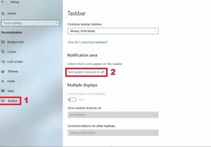 Cách hiện thanh pin trên Windows