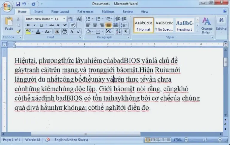 Cách khắc phục bước 1: Kiểm tra và cài đặt font chữ