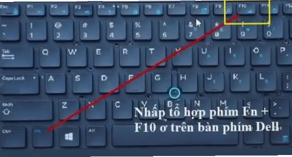Cách mở đèn bàn phím