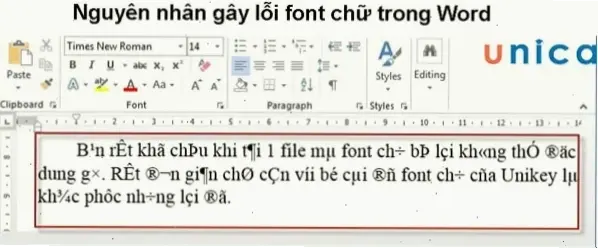 Cách sửa lỗi font chữ online