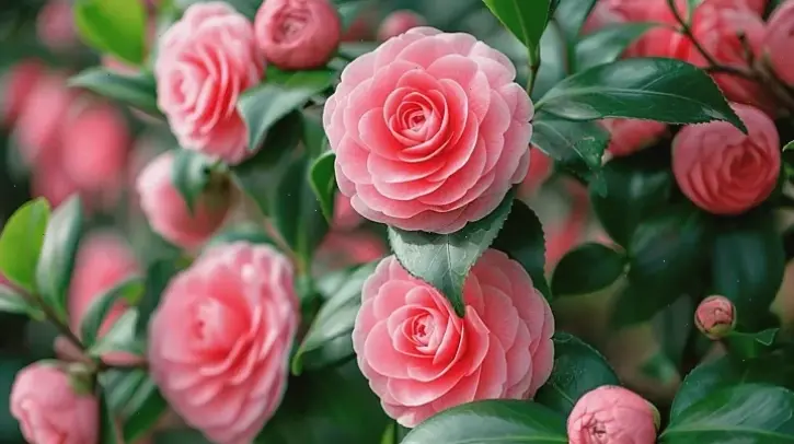 Chào đón mùa xuân với hoa trà rực rỡ, mang hương sắc thiên nhiên tươi tắn và tràn đầy năng lượng.