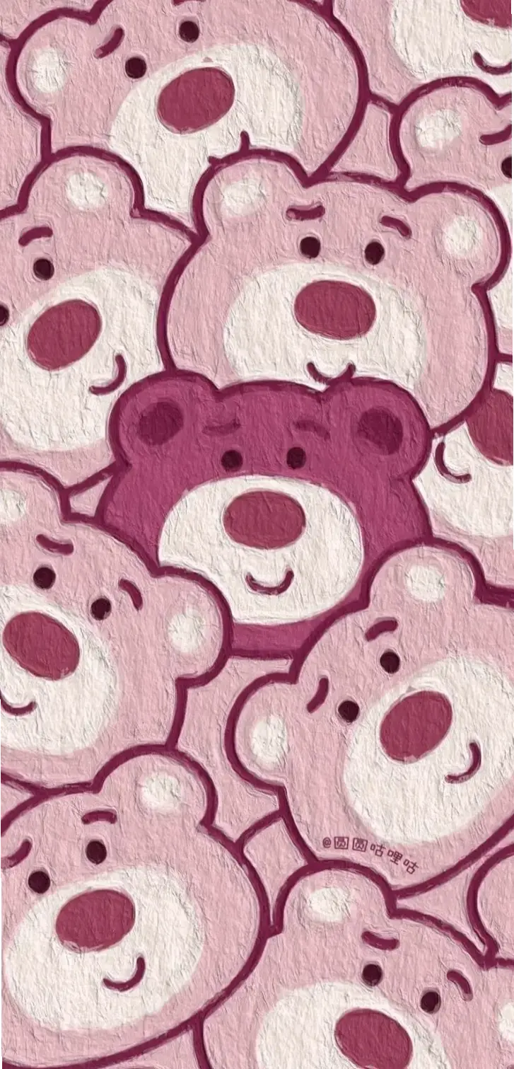 Dành riêng cho iPad: Hình nền gấu dâu cute mang sự tươi mới và dễ thương đến thiết bị của bạn.