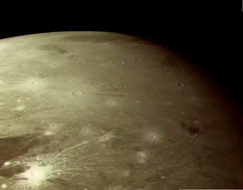 Ganymede từ NASA: Những khám phá mới mẻ về mặt trăng thú vị của hệ Mặt Trời.