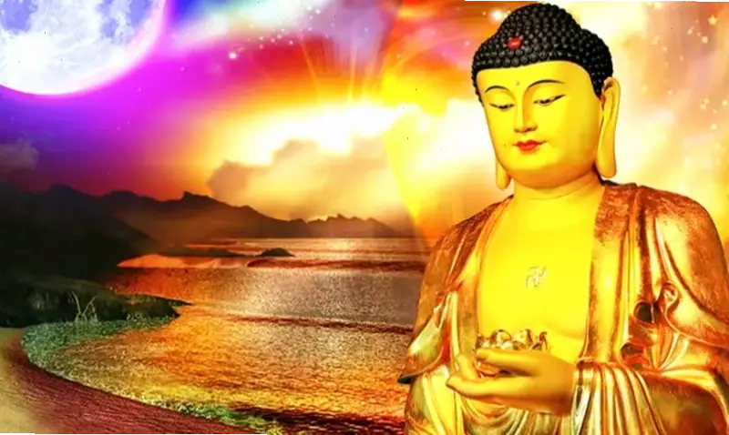 Hình ảnh Ảnh kinh chùa thanh tịnh, mời bạn bước vào không gian Phật giáo yên bình.
