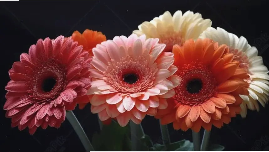 Hình ảnh hoa đồng tiền rực rỡ, sắc màu sống động mang lại cảm hứng và niềm vui bất tận!