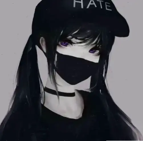 Avatar nữ anime ngầu với phong cách mạnh mẽ và bí ẩn, lý tưởng để nâng tầm profile của bạn!