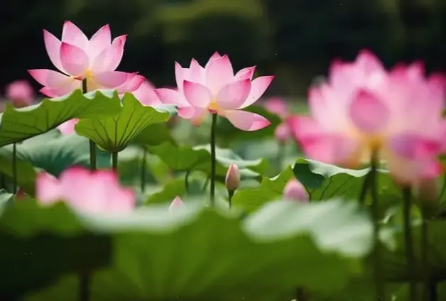 Hình hoa sen thiền bó hoa giúp thư giãn, nuôi dưỡng tâm hồn với sự bình yên sâu lắng.