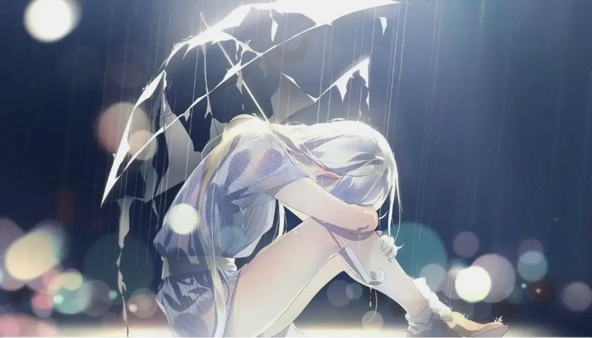 Hình nền anime buồn cho điện thoại, giúp bạn gần gũi hơn với những nỗi lòng riêng tư.