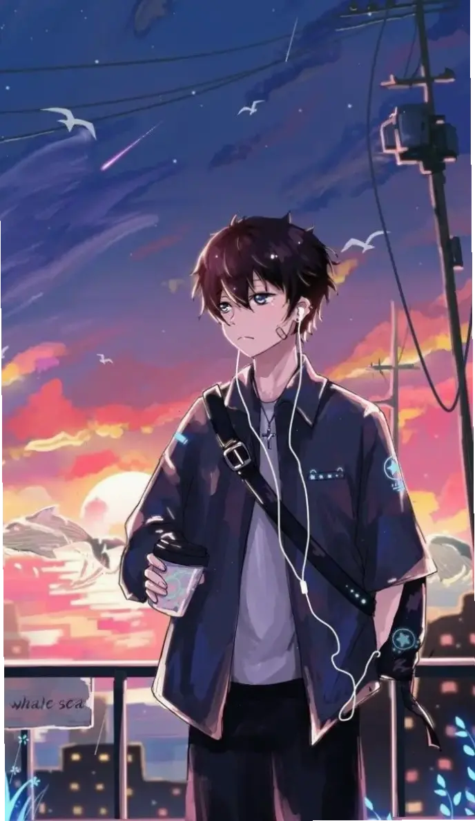 Hình nền anime buồn sâu lắng, khơi gợi cảm xúc và suy tư qua những hình ảnh tinh tế trên màn hình điện thoại.