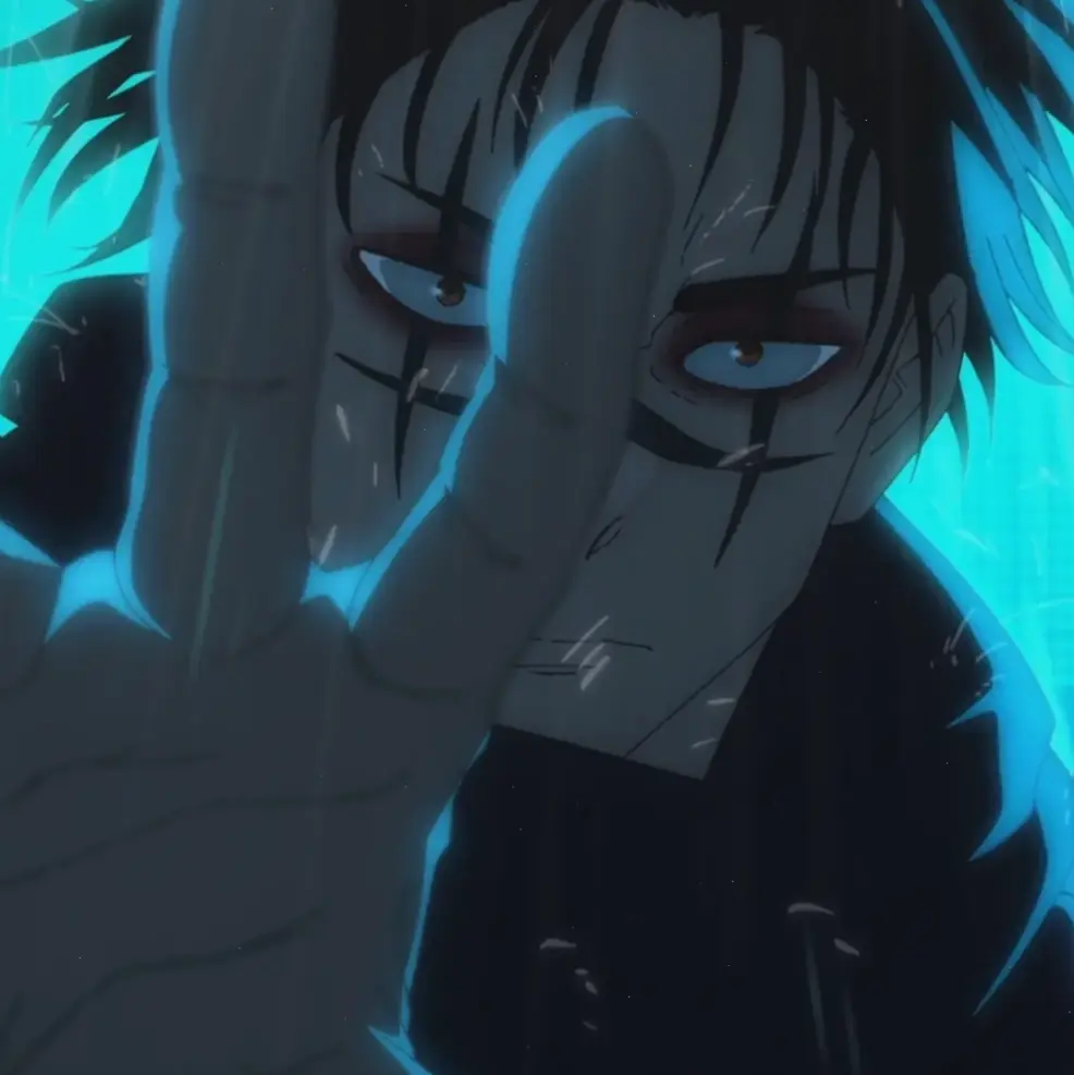 Hình nền anime nghệ thuật lấy cảm hứng từ Jujutsu Kaisen, kết hợp phong cách sáng tạo và tinh tế.