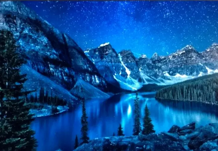 Hình nền Banff 4K chất lượng cao, đưa bạn lạc vào thế giới núi non tuyệt đẹp.