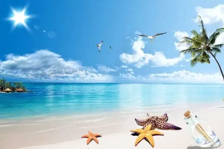 Hình nền cảnh biển hùng vĩ, từ cát vàng đến sóng lớn, biến màn hình thành bức tranh thiên nhiên sống động.