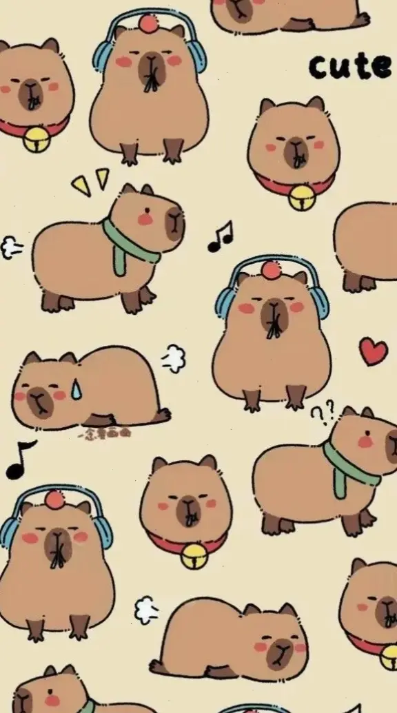 Khám Phá Hình Nền Capybara Cute Siêu Dễ Thương Và Độc Đáo!