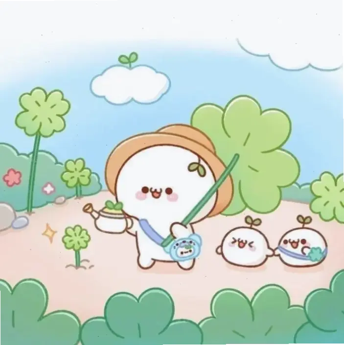 Khám Phá Hình Nền Cỏ Bốn Lá Pastel May Mắn Dịu Dàng!