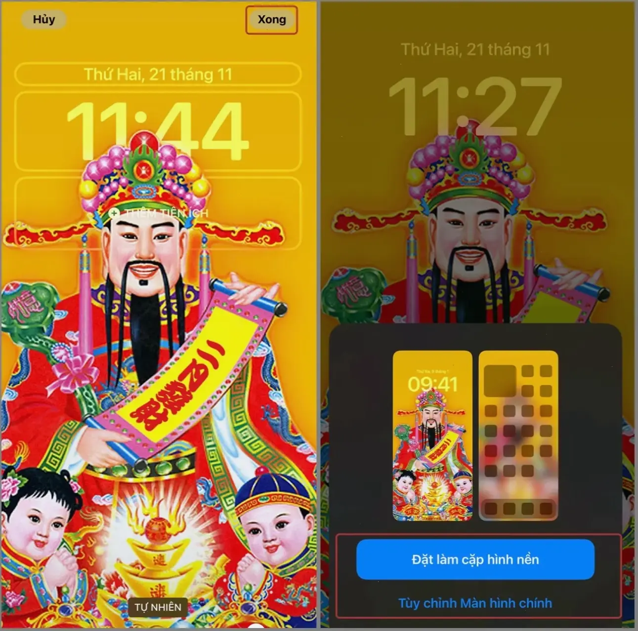 Hình nền điện thoại ông thần tài, luôn nhắc nhở về sự thịnh vượng và thành công!