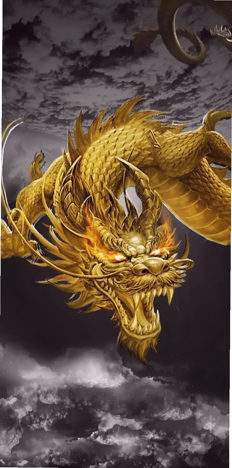 Hình nền điện thoại rồng đẹp mắt, mang hơi thở huyền thoại đến thiết bị di động hàng ngày.