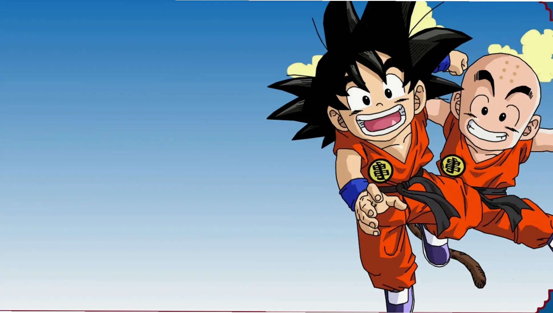 Hình nền Dragon Ball nghệ thuật độc đáo, kết hợp phong cách cổ điển với nét sáng tạo.