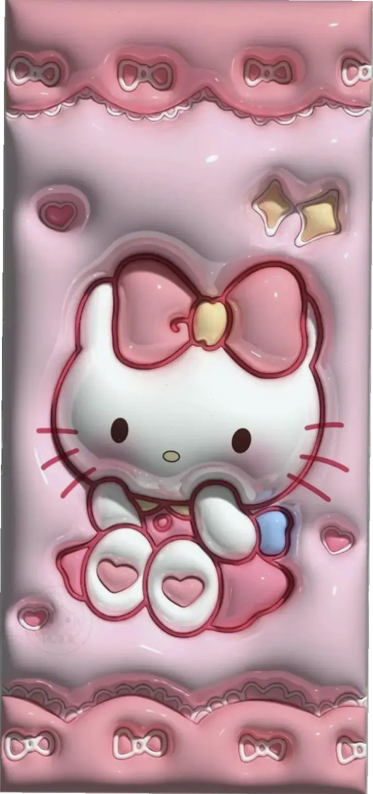 Hãy Khám Phá Hình Nền Hello Kitty 3D Siêu Độc Đáo Ngay!