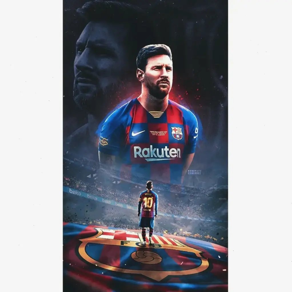 Hình nền Lionel Messi đỉnh cao, tôn vinh huyền thoại bóng đá thế giới trên màn hình của bạn một cách hoàn hảo.
