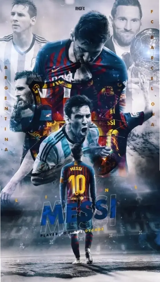 Hình nền Messi đẹp mê ly, phù hợp cho mọi thiết bị, giúp bạn luôn cảm nhận được sự huyền thoại mỗi ngày.