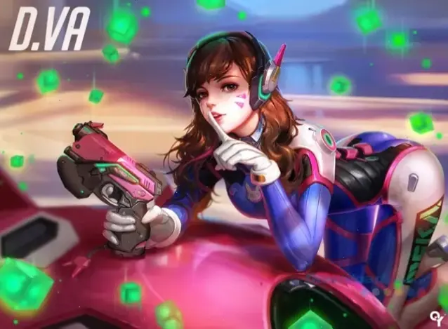 Hình nền Overwatch tương lai công nghệ cao, thể hiện sự tiến bộ và phiêu lưu không giới hạn.