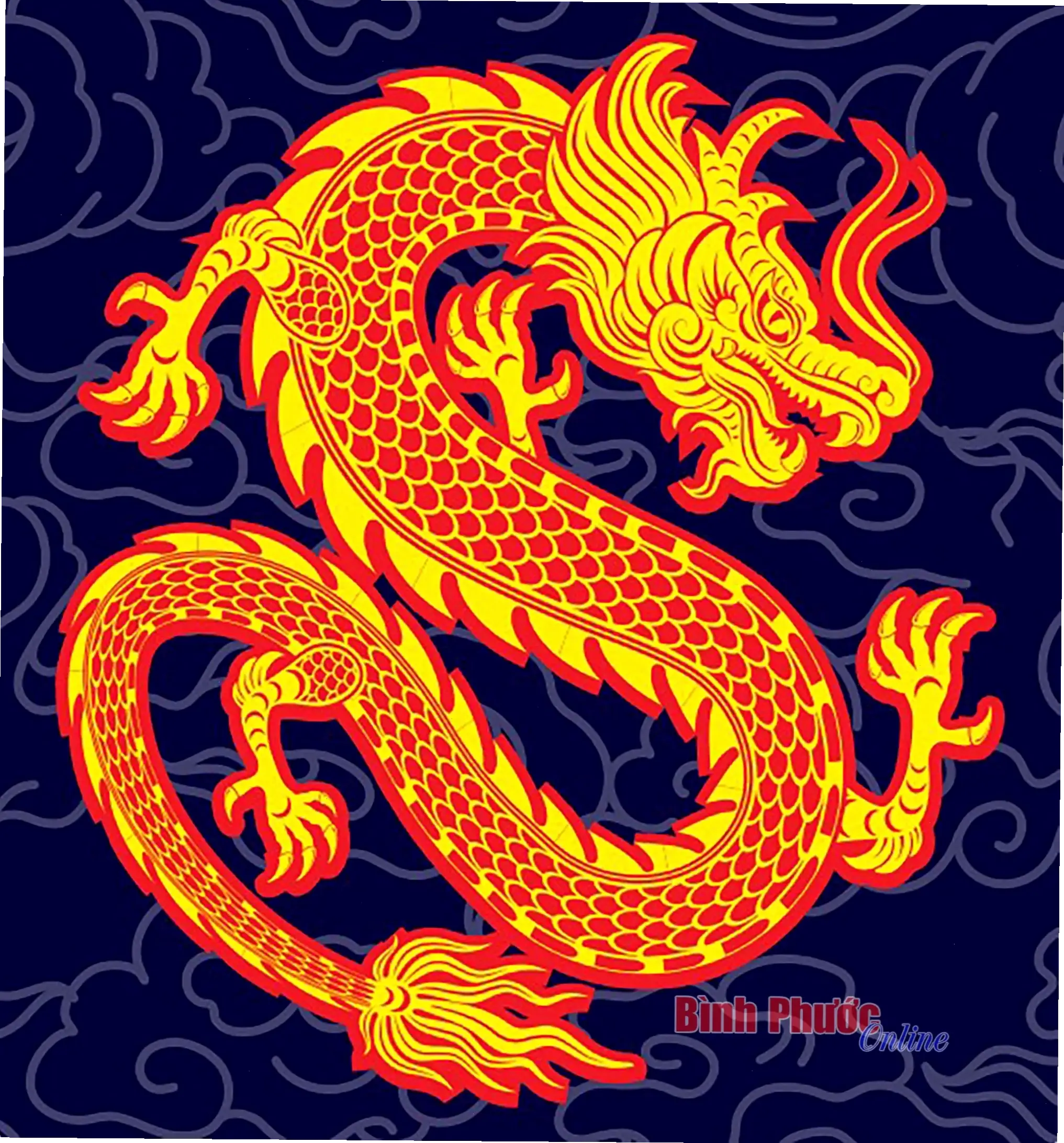 Hình nền rồng lửa bùng cháy, mang hơi thở chiến binh và sự kịch tính đến màn hình.