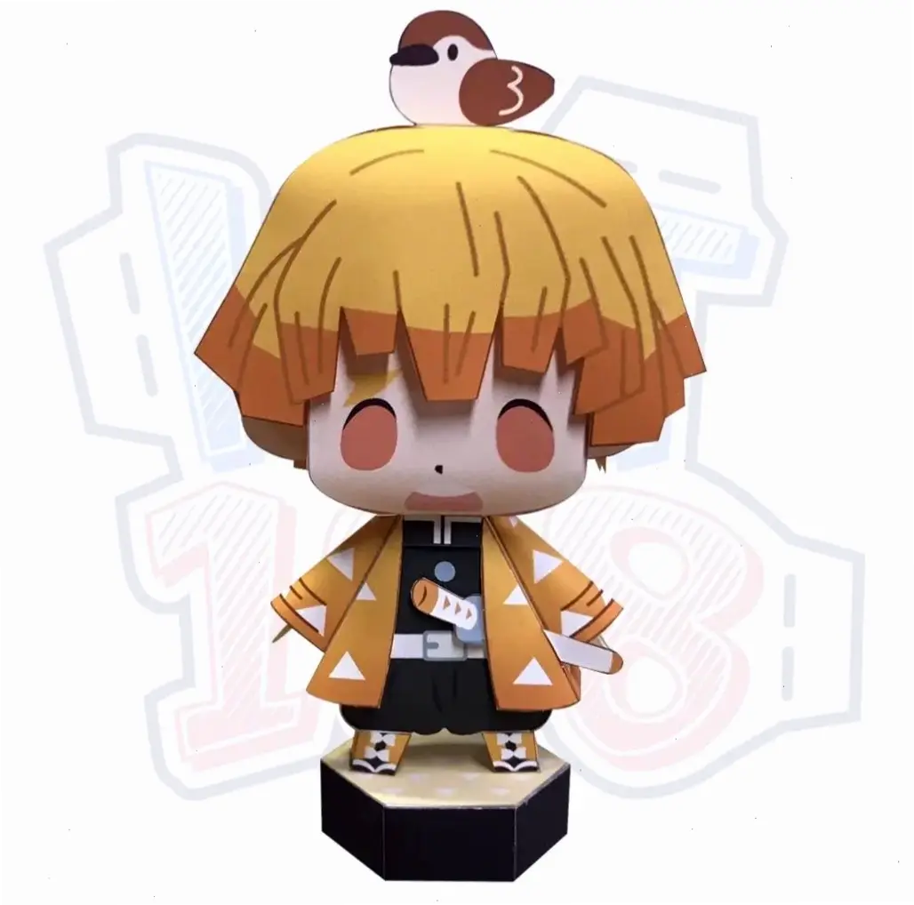 Khám Phá Hình Zenitsu Chibi 3D Độc Nhất Và Hấp Dẫn!